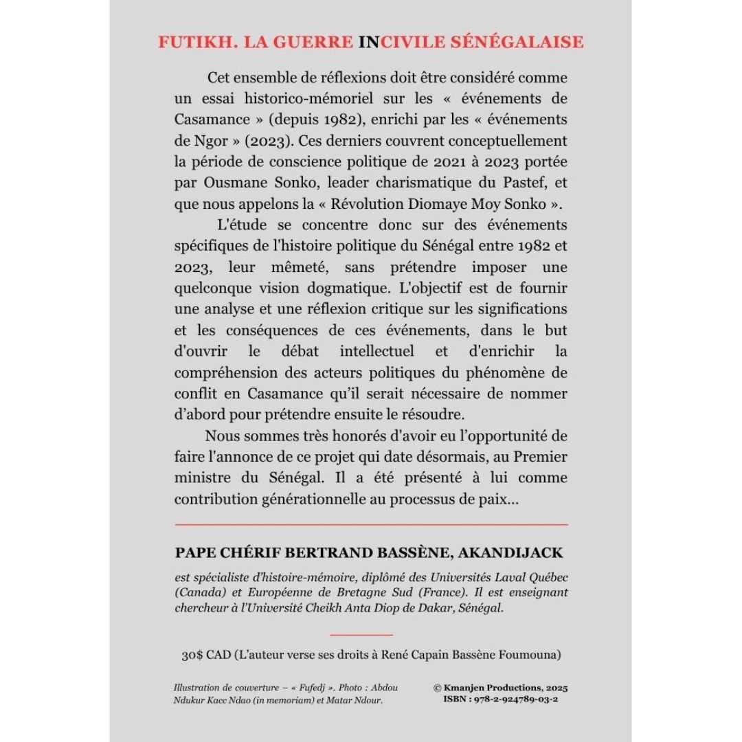 Futikh. La Guerre Incivile sénégalaise (Édition de poche) – Image 3